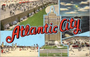 Postcard NJ Atlantic City multi view