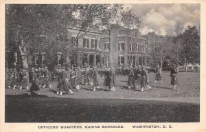 Washington DC Marine Barracks Officers Quarters Vintage Postcard AA110736