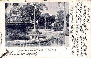 ac1521 - BRAZIL - VINTAGE POSTCARD  - Manaos - 1902