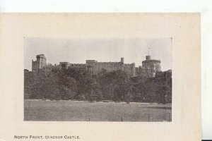 Berkshire Postcard - North Front - Windsor Castle - Ref 18956A