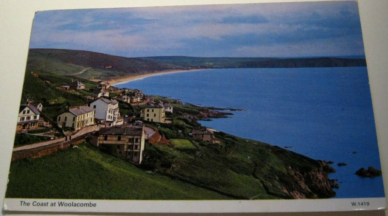 England the Coast at Woolacombe W.1419 Dennis - posted