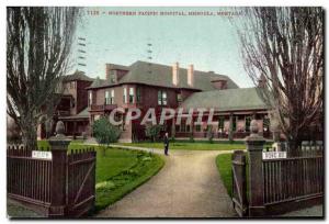 Old Postcard Northern Pacific Hospital Missoula Montana