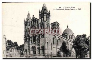 Postcard Old Angouleme La Cathedrale Saint Pierre