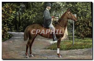 Old Postcard Equestrian Horse Riding