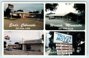 WASECA, Minnesota MN ~ Roadside TWILITE MOTEL  c1970s  Postcard
