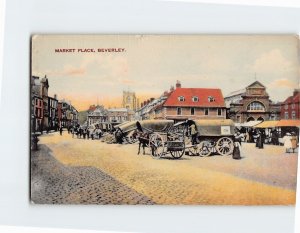 Postcard Market Place Beverley England