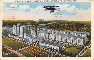 National Cash Register Co Factory Aerial View Dayton Ohio 1932 postcard