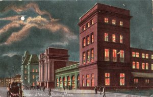 12719 North Union Station at Night, Boston, Massachusetts 1908