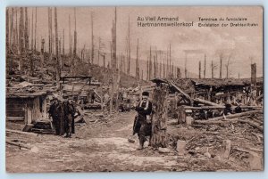 Hartmannswillerkopf France Postcard Funicular Terminus c1910 WW1 Unposted