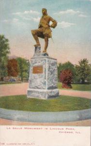 Illinois Chicago La Salle Monument In Lincoln Park