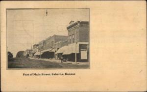 Sabetha KS MaiN St. c1905 Postcard