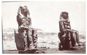 The Famous Colossus of Memnon Representing King Amenhotep Thebes Egypt Postcard