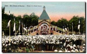 Postcard Old Ste Anne D & # 39Auray Mass At La Scala Sancta Folklore Costume