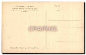 Sisteron - Vue Generale - Old Postcard