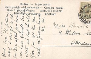 Brefkort Glamour Writing On Back 