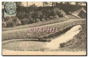 Old Postcard Le Cateau Cascade Public Garden