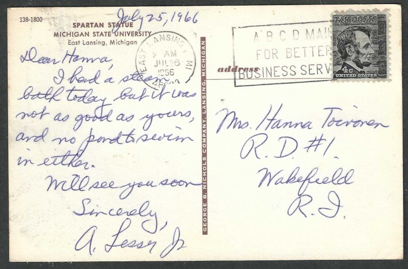 Michigan, East Lansing  Used