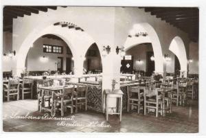 Sanborns Restaurant Interior Monterey Mexico 1950c RPPC real photo postcard