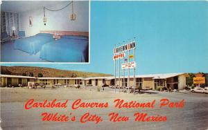 White's City New Mexico~Carlsbad Caverns National Park~Cavern Inn Motel~1970s Pc