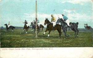 c1906 Postcard; Point Judith Polo Club, Narragansett Pier RI Washington County
