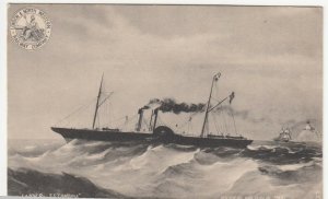 Shipping; LNW Railway SS Cambria PPC, 1904 PMK To Miss Tully, Holyhead