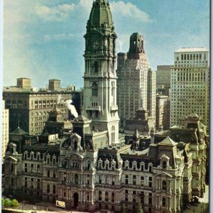 c1950s Philadelphia, PA City Hall William Penn Statue NICE Kodachrome Penn. A222