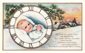 Vintage Postcard 1900's As Fresh And Full Of Promise As This Baby Sweet And Dear