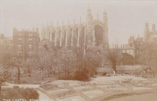 England The Chapel Eton College Real Photo