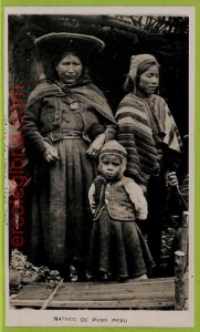 af4216 - PERU - VINTAGE POSTCARD Postcards - ETHNIC Real Photo-
