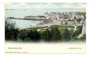 MI - Mackinac Island. View from the Fort