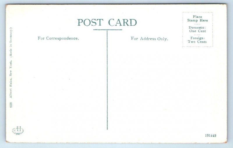 CATSKILL MOUNTAINS, NY New York ~ BOULDER ROCK Hotel KAATERSKILL c1910s Postcard