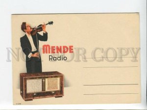 3179244 Mende Radio old advertising postcard