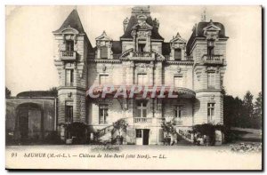 Saumur- Chateau Moc- Baril-Cote Nord -Carte Old Post