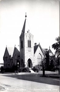 Real Photo Postcard Methodist Church in Chariton, Iowa