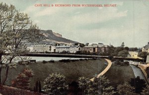 BELFAST IRELAND~CAVE HILL & RICHMOND FROM WATERWORKS~F HARTMANN POSTCARD