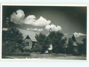 Old rppc BUILDING SCENE Architecture Postcard AB0997