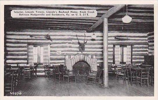 Kentucky Knob Creek Interior Lincoln Tavern Lincolns Boyhood Home Dexter Press