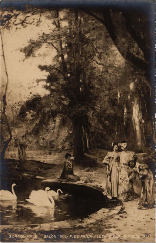 CPA AK Salon 1901 P. DE FRICK Le Parc des Granges (703023)