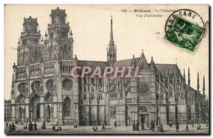 Old Postcard View of Orleans Cathedral & # 39ensemble