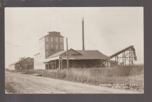 Owen WISCONSIN RPPC c1920 CANNING FACTORY Cannery nr Abbotsford Thorp WI KB