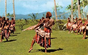Spear Dance Figi Postcard