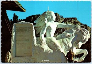 Postcard - Crazy Horse Mountain Memorial, South Dakota, USA