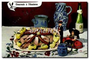 Postcard Modern Sauerkraut has the & # 39Alsacienne