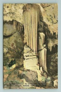 Column Green Lake Carlsbad Caverns National Park Cave New Mexico NM Postcard