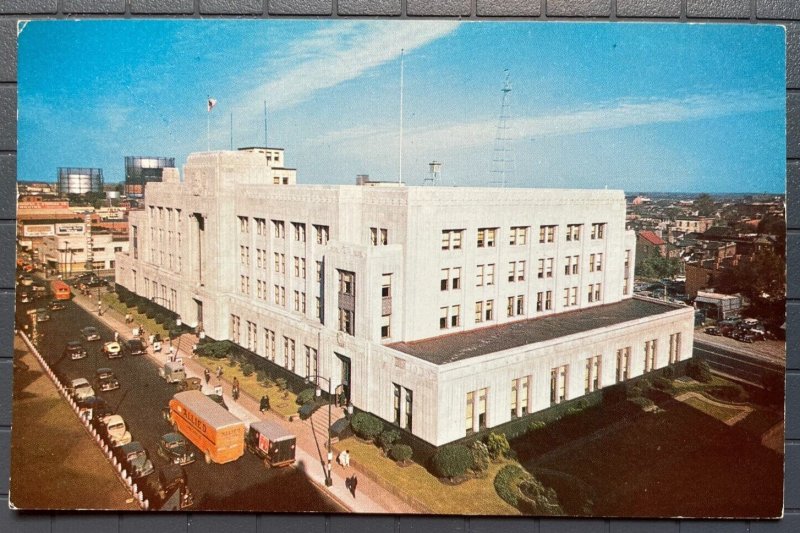 Vintage Postcard 1950's Post Office & Federal Building Norfolk Virginia