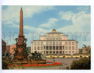 239067 GERMANY LEIPZIG Opera theatre old photo postcard