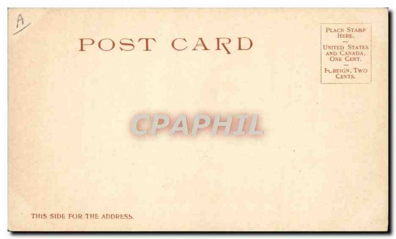 Postcard Old Wild West Cowboy Indian Moki indian woman making pottery