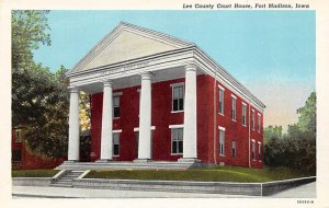 Lee County Court House Fort Madison, Iowa USA