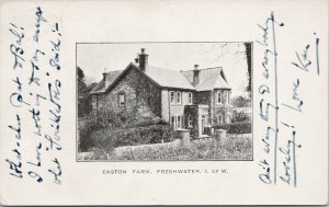 Easton Farm Freshwater Isle of Wight c1928 Postcard F39