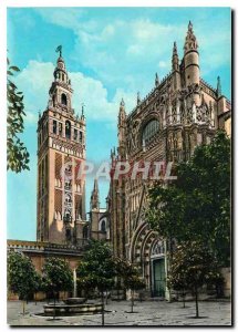 Postcard Modern Sevilla Cathedral La Giralda